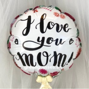 AL00519-14cm I Love You Mom Balloon